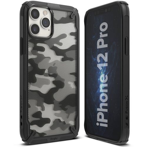 Ringke Fusion X Design futrola za iPhone 12 Pro / iPhone 12 Camo slika 3