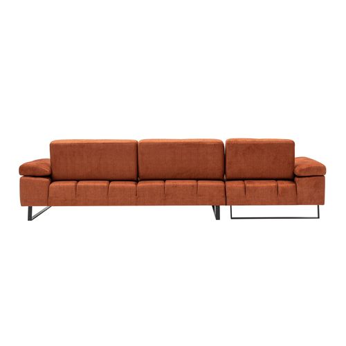 Atelier Del Sofa Kutna garnitura, naranča, Mustang Large Left - Orange slika 9