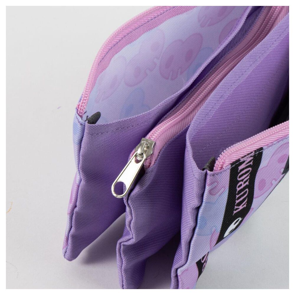Kuromi Hello Kitty triple portatodo slika 3