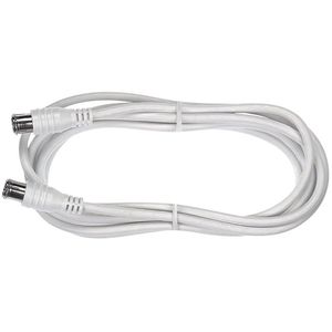 Axing SAT priključni kabel [1x F-brzi muški konektor - 1x F-brzi muški konektor] 1.50 m 85 dB  bijela
