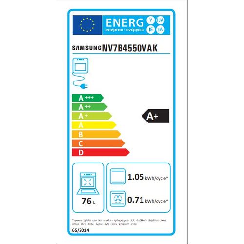 Samsung ugradbena pećnica NV7B4550VAK/U3 slika 4