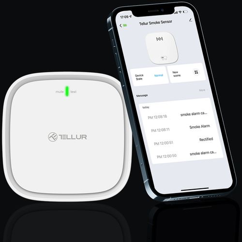 Tellur Smart WiFi gas sensor, bijeli slika 11