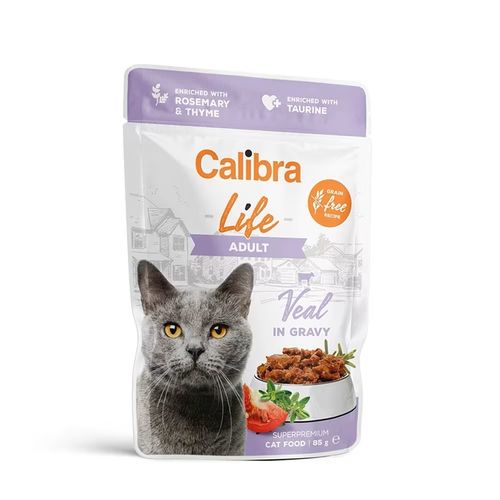 Calibra Cat Life Kesica Adult Teletina 85g slika 1