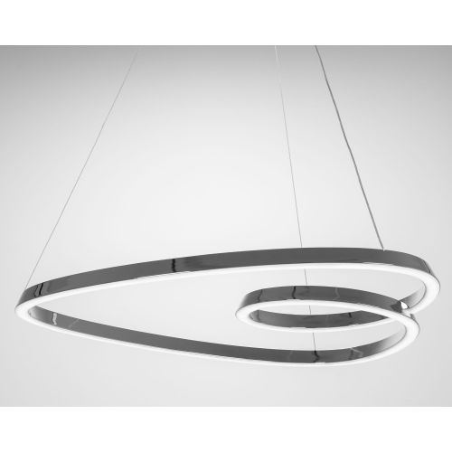 TOOLIGHT Stropna svjetiljka Hanging Loop LED + Daljinski upravljač APP798-cp Krom slika 9