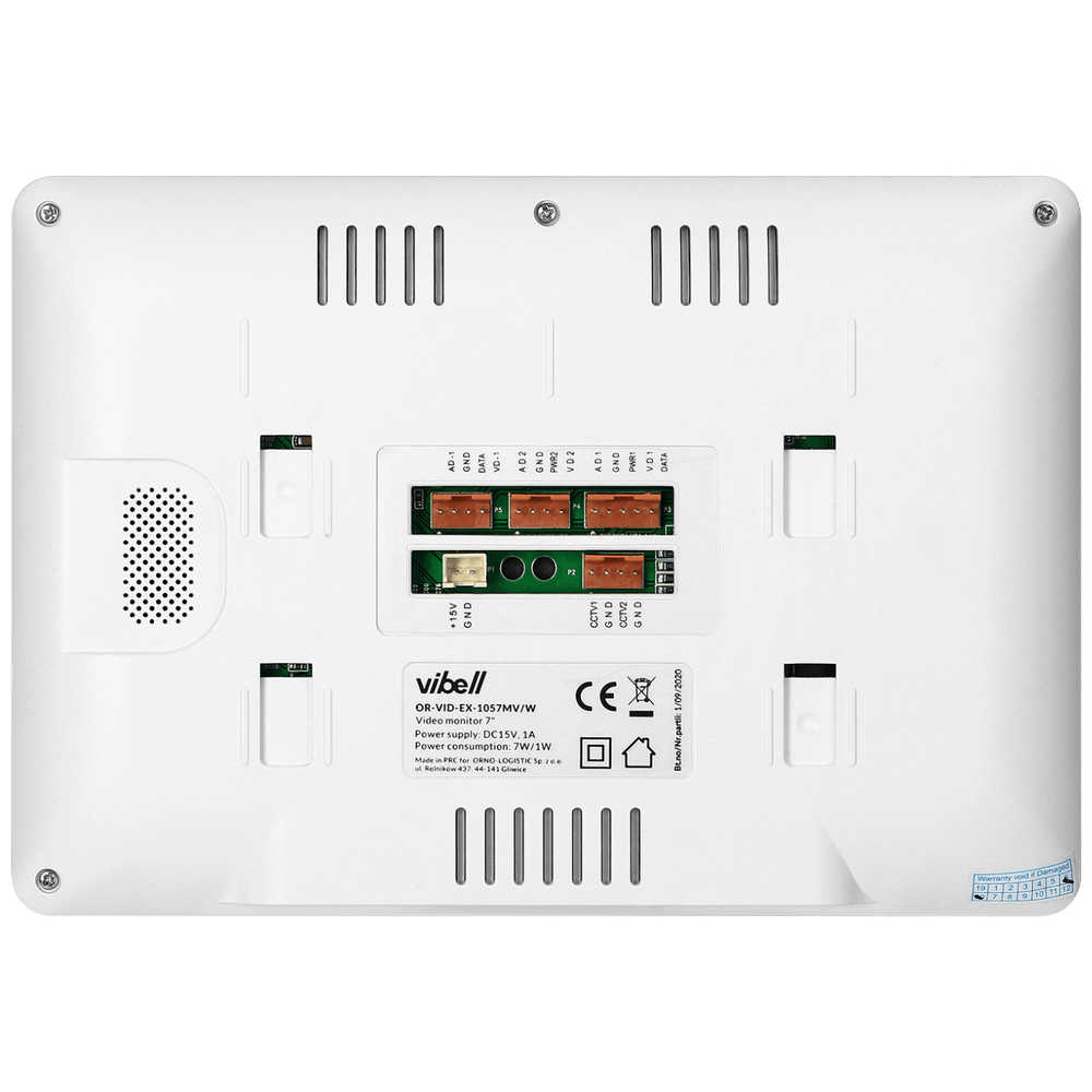 Vibell Video interfon, unutarnja jedinica, Vibell series - OR-VID-EX-1057MV/W slika 4
