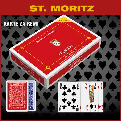 Dal Negro "ST. MORITZ" karte za remi slika 1