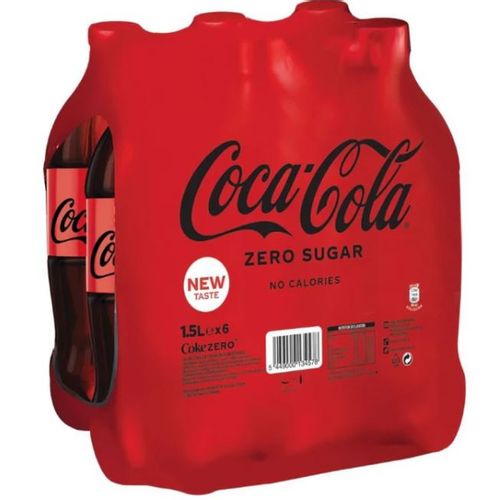 Coca-Cola Zero 1,5l 6/boca, XXL slika 2