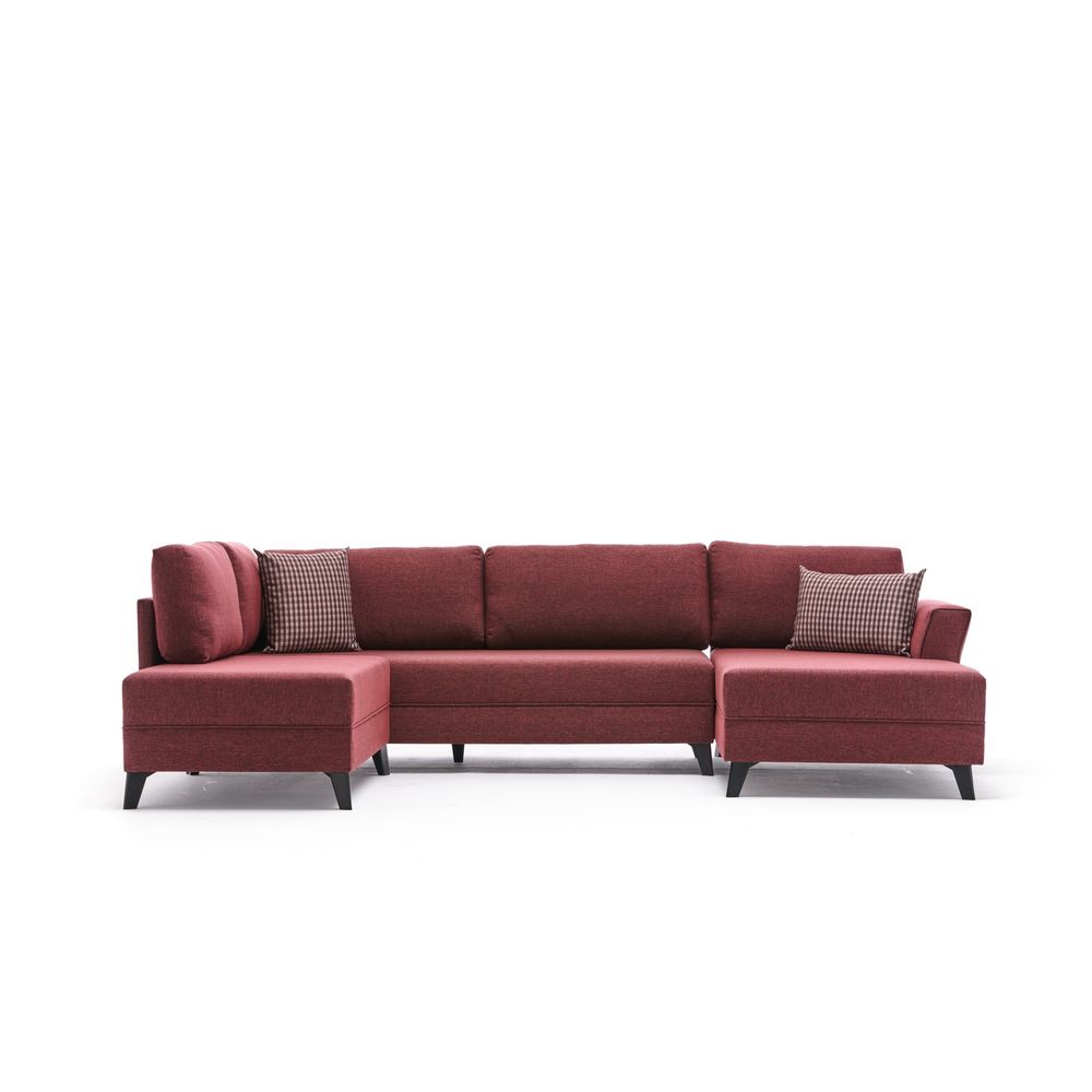 Eris - Kamen Crveni Ugaoni Sofa-Krevet slika 7