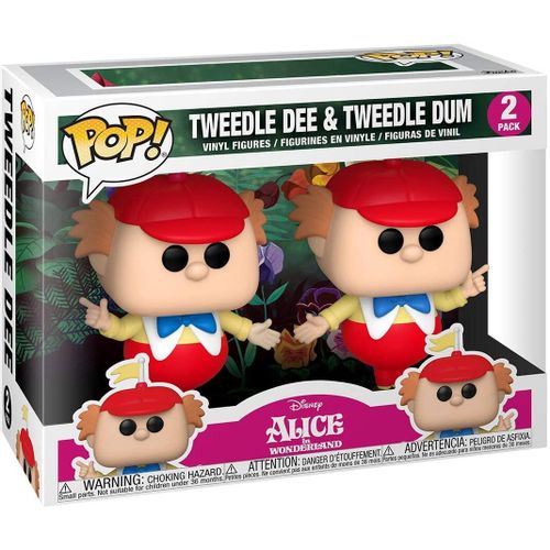 POP Set od 2 Figure Disney Alisa u Zemlji Čudesa 70. Obljetnica Tweedle Dee i Dum slika 2