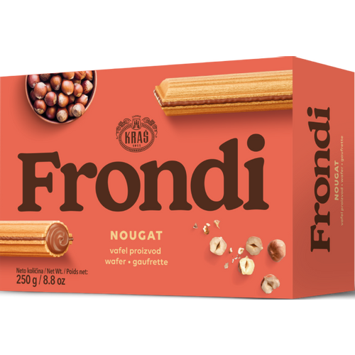 FRONDI vafel  nougat 250g slika 1