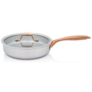Metalac tava inox 24 cm sa staklenim poklopcem Venera