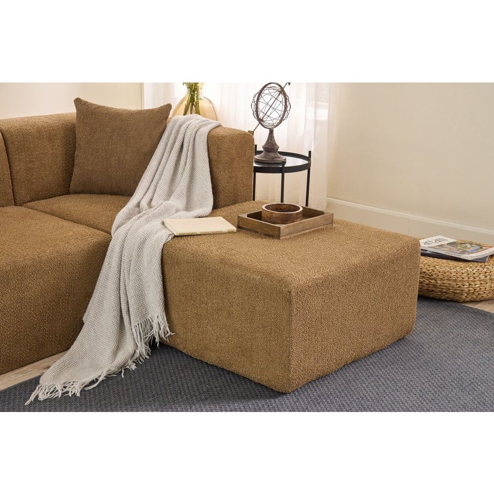 Ugaona Sofa Raks - smeđa slika 3