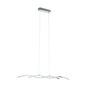 Eglo Lasana 2 visilica/2, led, 2x9w, d 875, alu/krom-bijela 