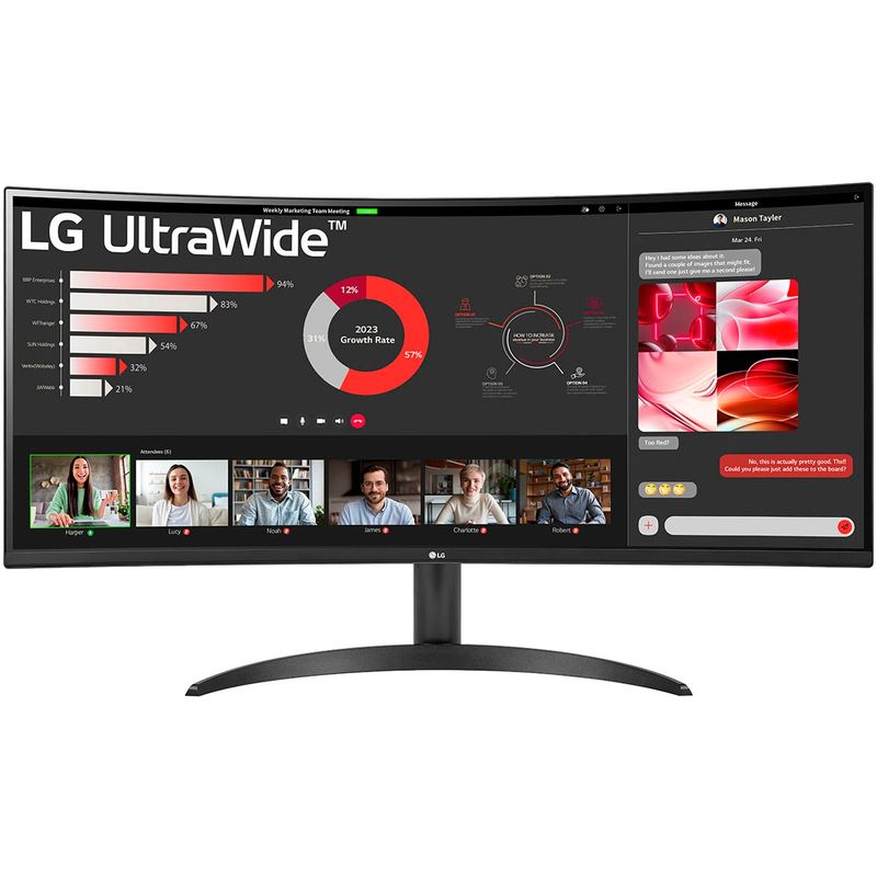 LG LG 34″, 34WR50QK, 2x HDMI, DP, 100Hz, HDR10, WQHD 34WR50QK-B.AEU image