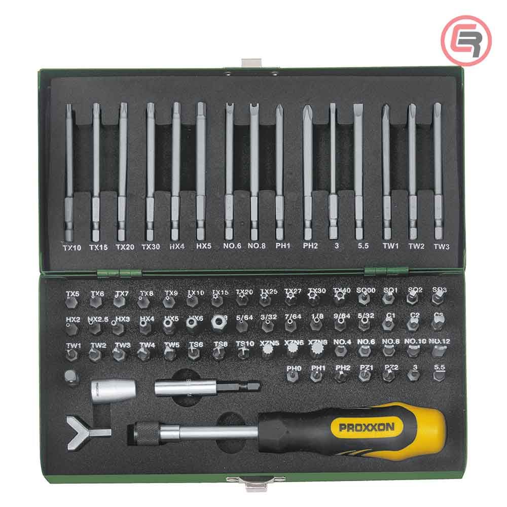 Proxxon Garnitura Bit Nastavaka / 75 dijelna - 23107 slika 2