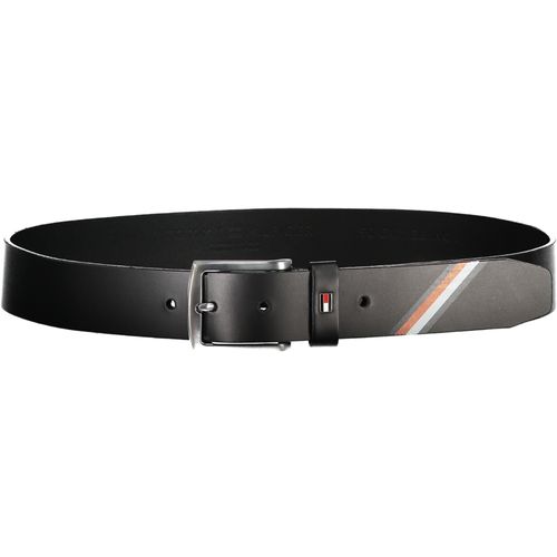 TOMMY HILFIGER MEN'S BLACK LEATHER BELT slika 2