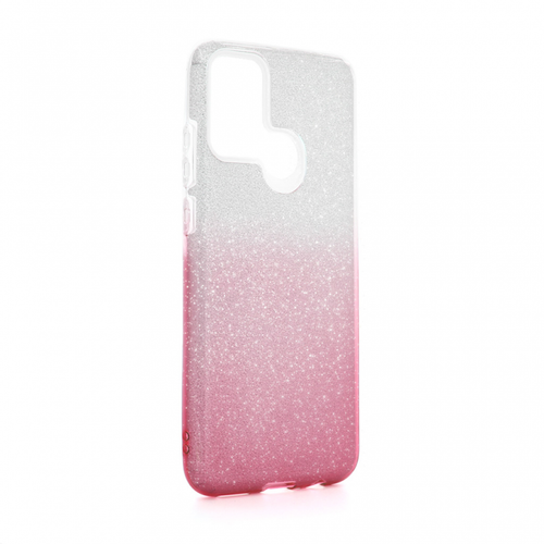 Torbica Double Crystal Dust za Huawei Honor 9A roze srebrna slika 1