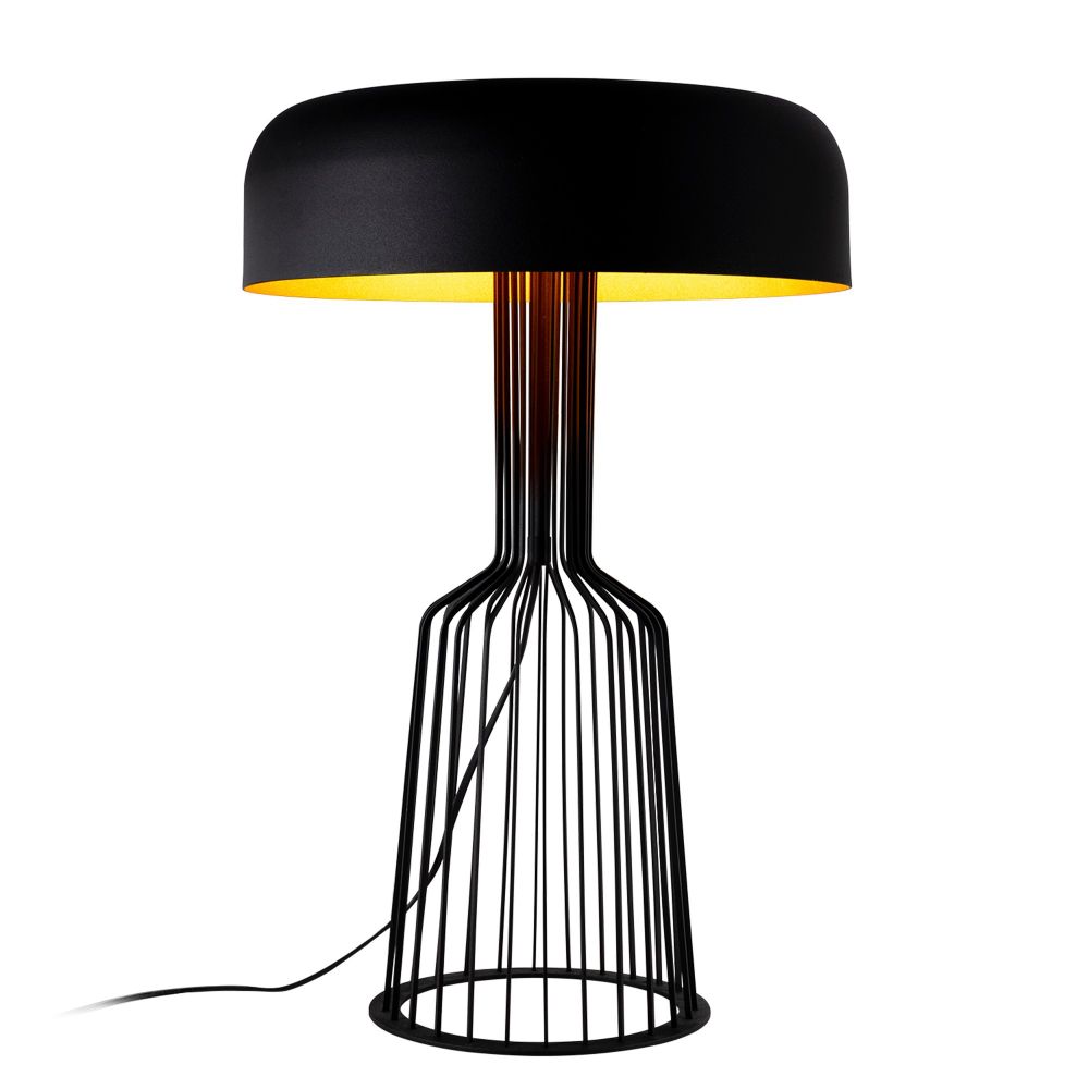 Stolna lampa Fellini - MR-123 u crno-zlatnoj boji slika 2