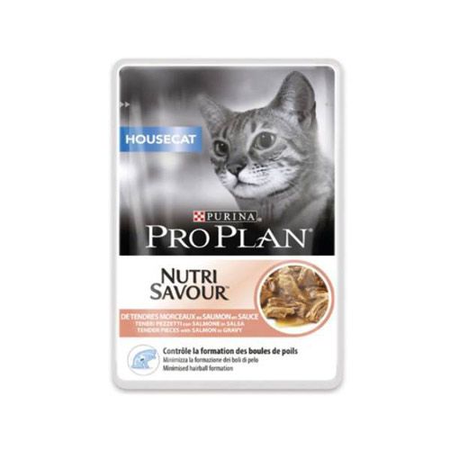 Purina Pro Plan Nutri Savour Cat Housecat Losos 85 g slika 1