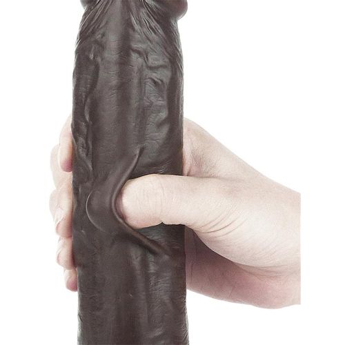 Lovetoy Sliding Skin black dildo 24cm slika 19