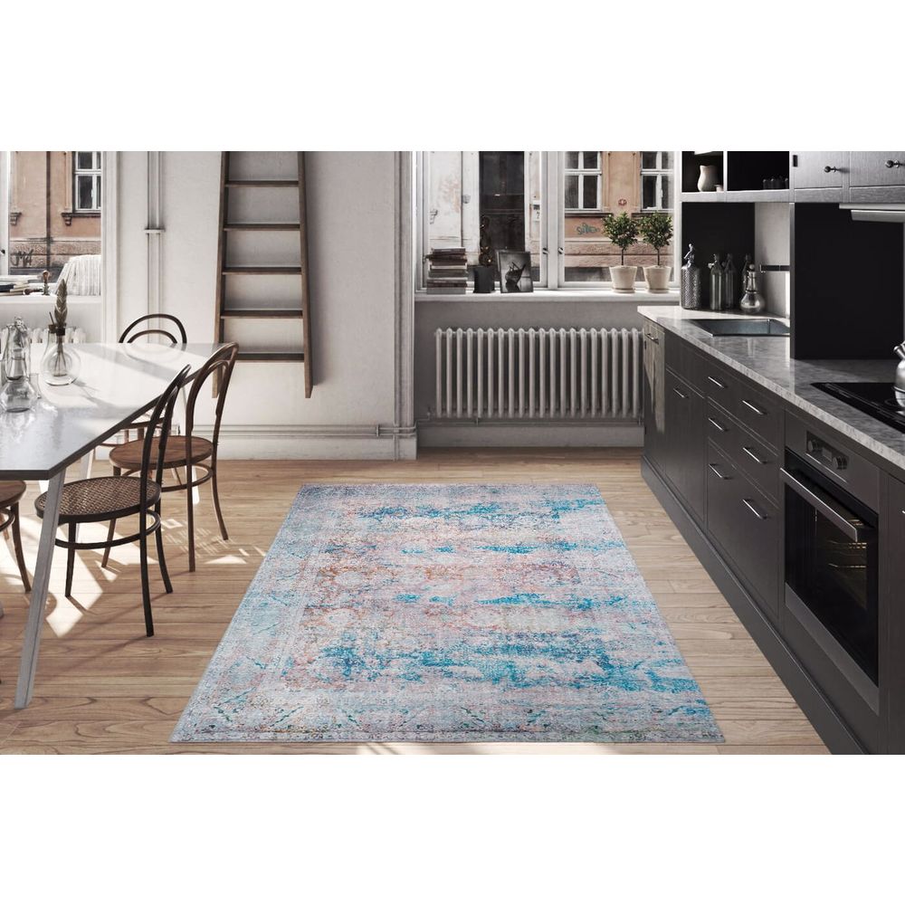Šareni Tepih Fusion Chenille - Plavi AL 160 (140 x 190 cm) slika 1