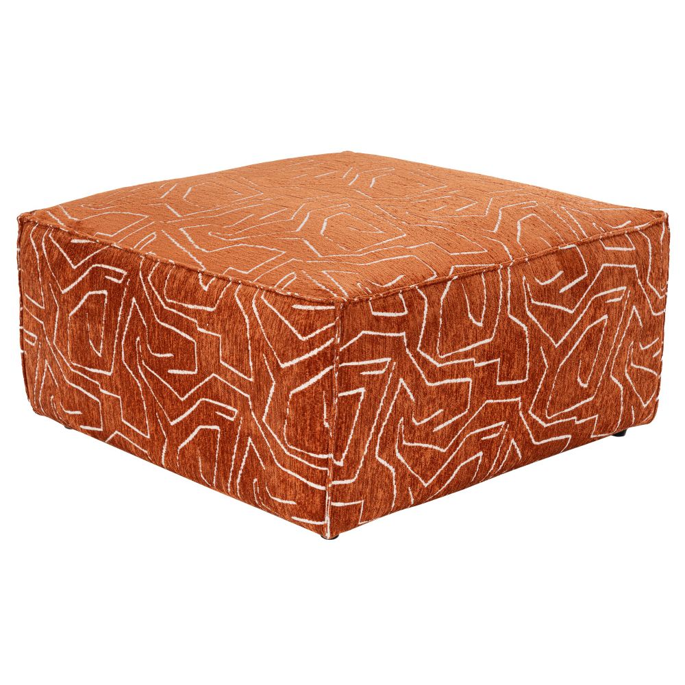 Lora Pouffe - Šarmantna Narandžasta Tabureta slika 5