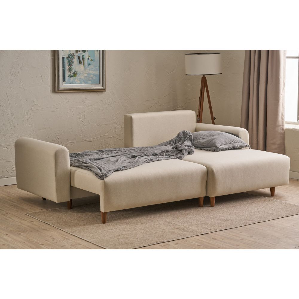 Mane Right - Krem Kutić Sofa na Razvlačenje slika 3