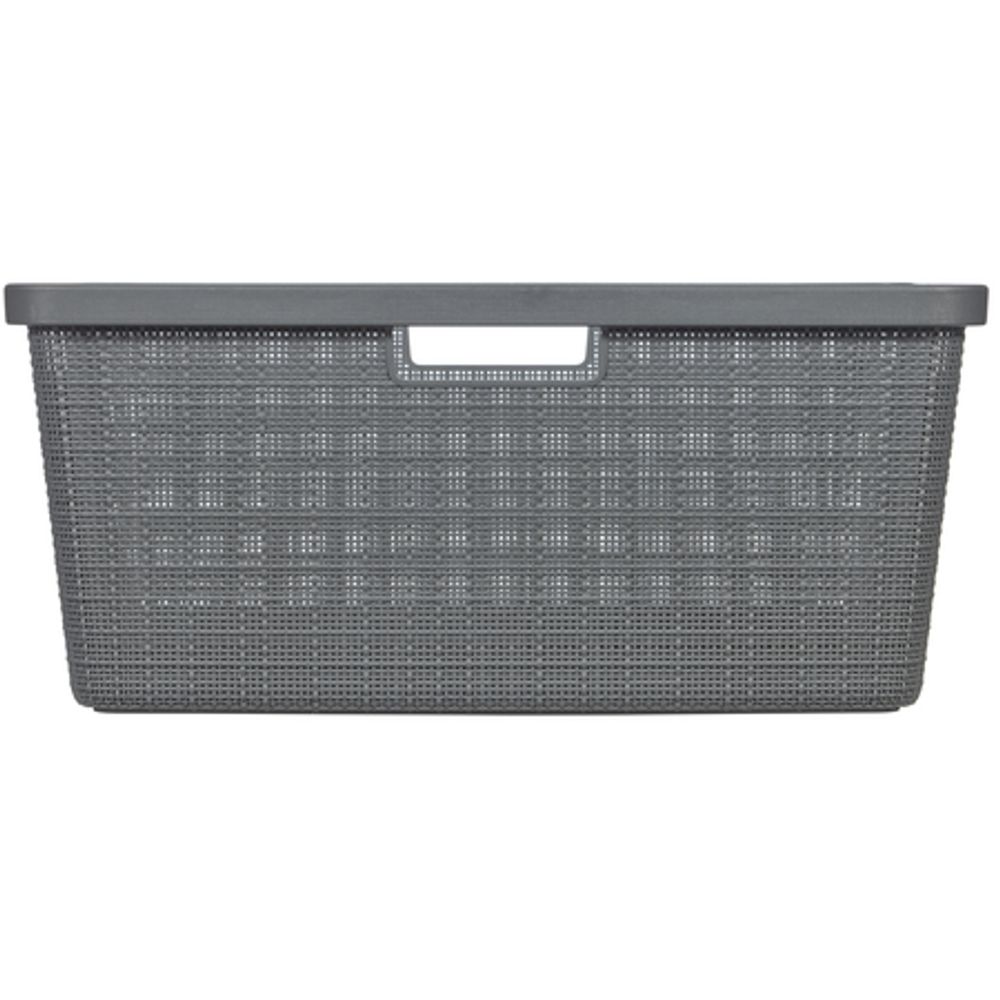 Curver korpa za cisti veš 46L siva JUTE  slika 3