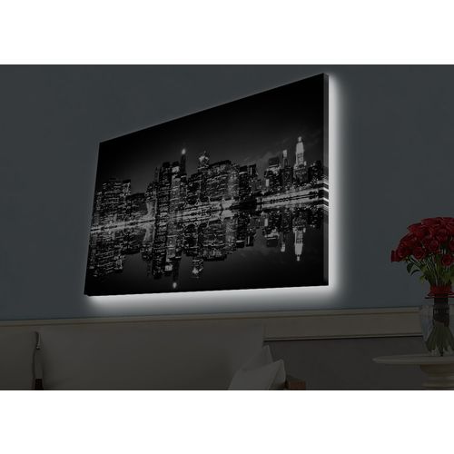 Wallity Slika dekorativna platno sa LED rasvjetom, 4570HDACT-081 slika 1