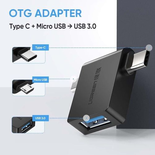 Ugreen OTG adapter USB 3.0 na USB-C / micro USB slika 6