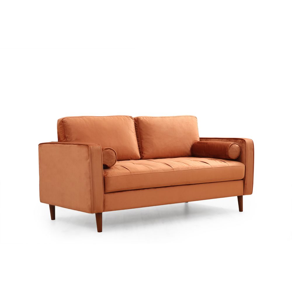 Rome - Narandžasti Dvosjed Sofa slika 5