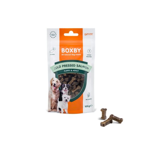 Boxby poslastice grain free losos 100g  slika 1