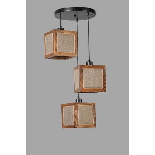 Kumsal 8702-3 Rattan
Walnut
Black Chandelier slika 4