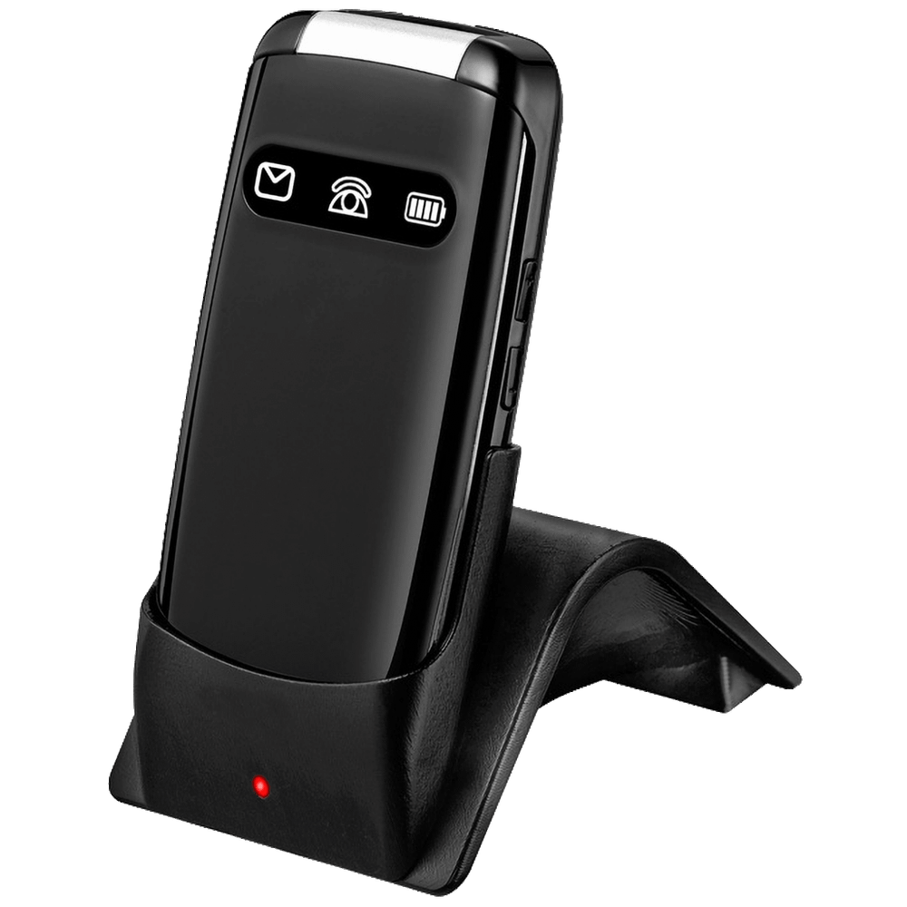 MeanIT Telefon mobilni, 2.8" ekran, Dual SIM, SOS tipka - SENIOR FLIP MAX Black slika 4