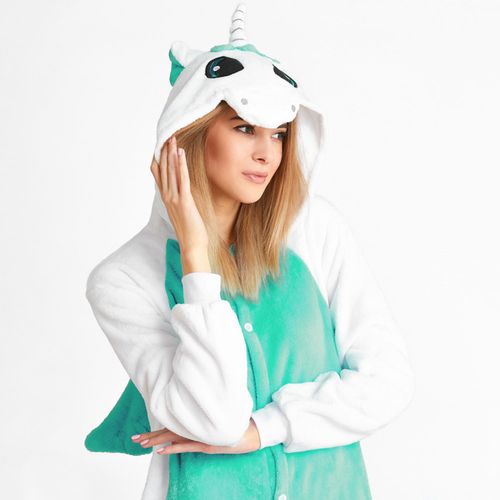 Pidžame Kigurumi jednorog Mint S slika 4