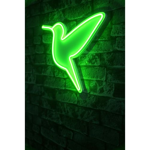 Wallity Ukrasna plastična LED rasvjeta, Little Bird - Green slika 1