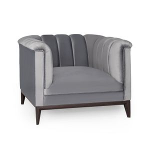 Pera Grey Wing Chair