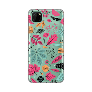 Torbica Silikonska Print Skin za Huawei Y5p/Honor 9S Colorful Leaves