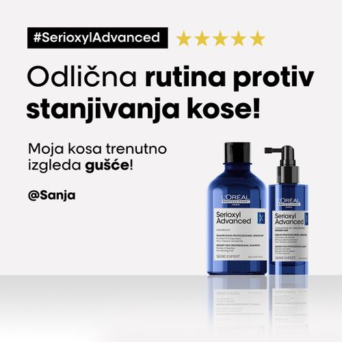 Loreal Professionnel Paris  Scalp Advanced Serioxyl Advanced Šampon Za Bujniju Kosu 300ml slika 9