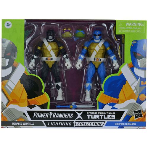 Power Rangers Ninja turtles Donatello + Leonardo pack figure 15cm slika 2