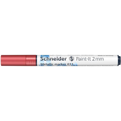 SCHNEIDER Flomaster Paint-It metalik marker  011, 2 mm, crveni slika 1