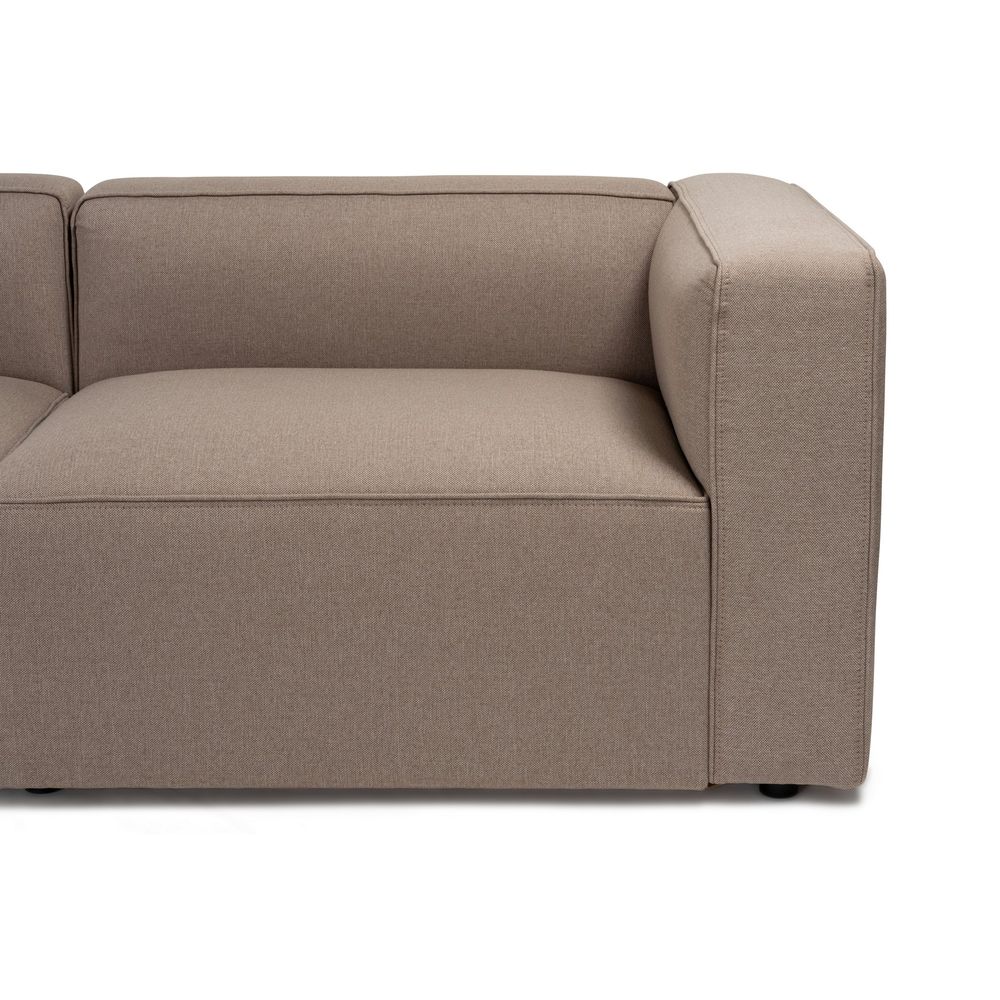 Mora (X-Oval-L1-O1-O1-R1) Svijetlosmeđi Kutni Sofa slika 16