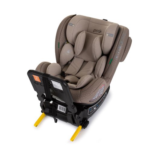 Chipolino autosjedalica I-SIZE 40-150 cm ISOFIX 360 "PEAK" macadamia slika 9