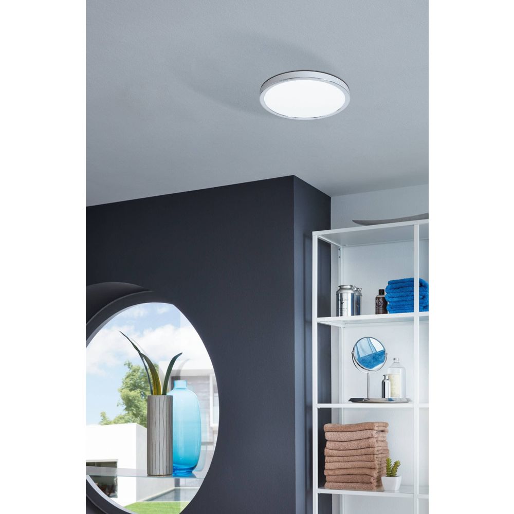 Eglo Fueva 5 nadgradna led, 20w, 2300lm, ip44, prom 285, bijela/krom/plastika  slika 7