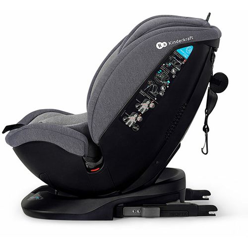 Kinderkraft autosjedalica XPEDITION 0-36 kg Isofix, siva slika 47