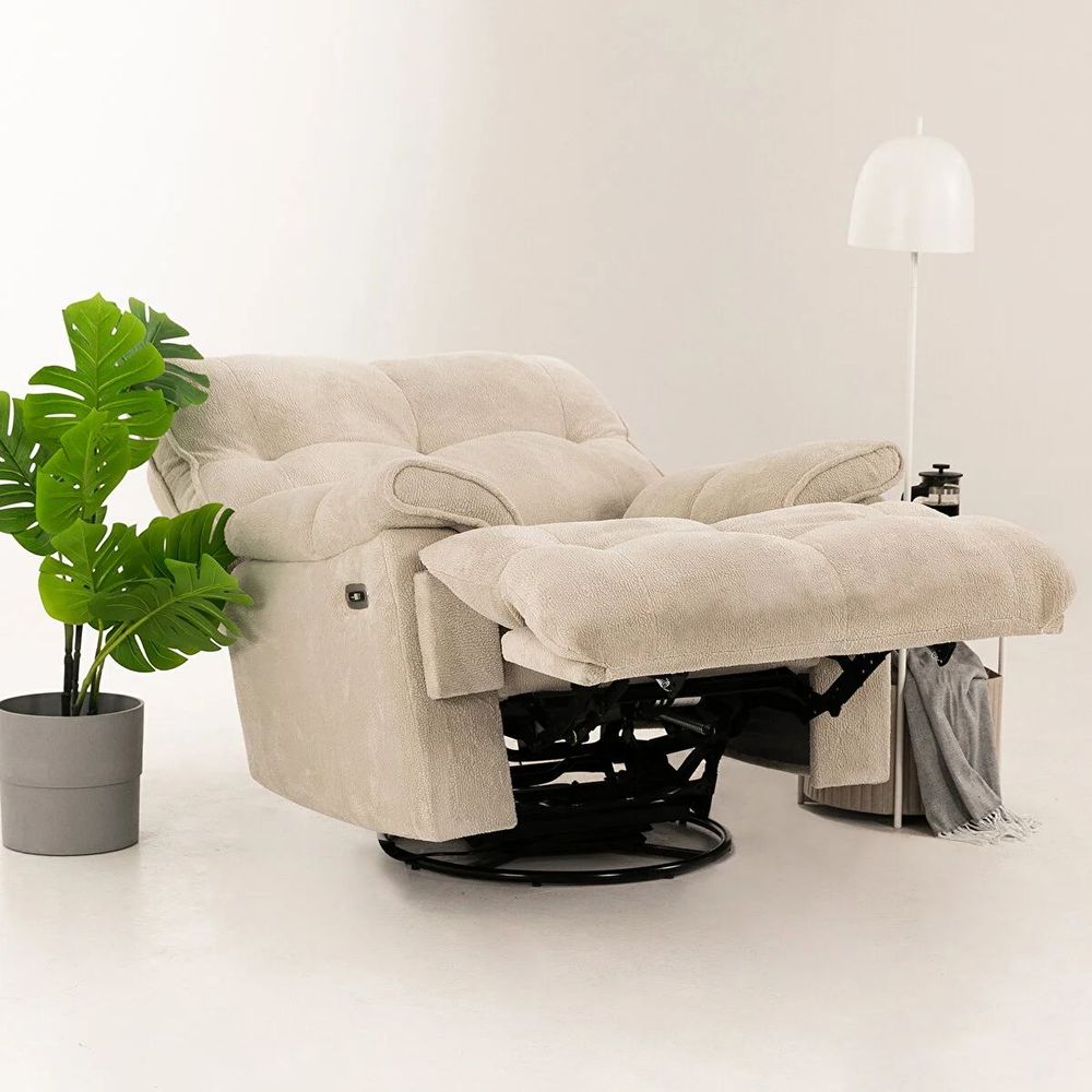 Električni Relax Fotelja - Krem Boja slika 4