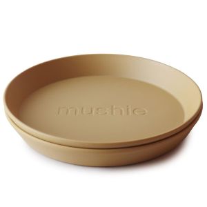 Mushie Tanjir Round 2305117, 2 komada - Mustard