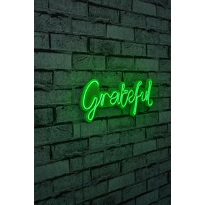 Wallity Ukrasna plastična LED rasvjeta, Grateful - Green