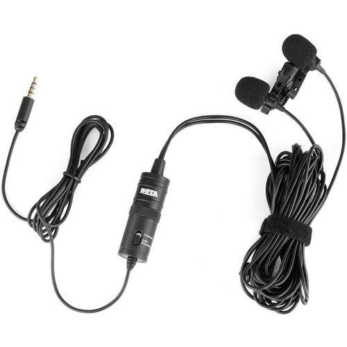 Boya Dual Mic Lavalier mikrofon for Smartphones and DSLRs slika 6