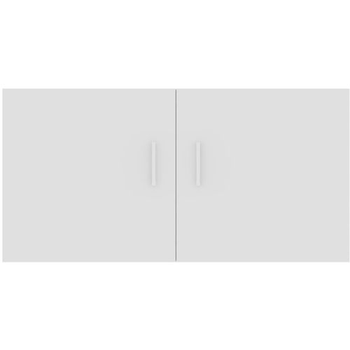 Zidni ormarić bijeli i boja hrasta 80 x 39 x 40 cm od iverice slika 22